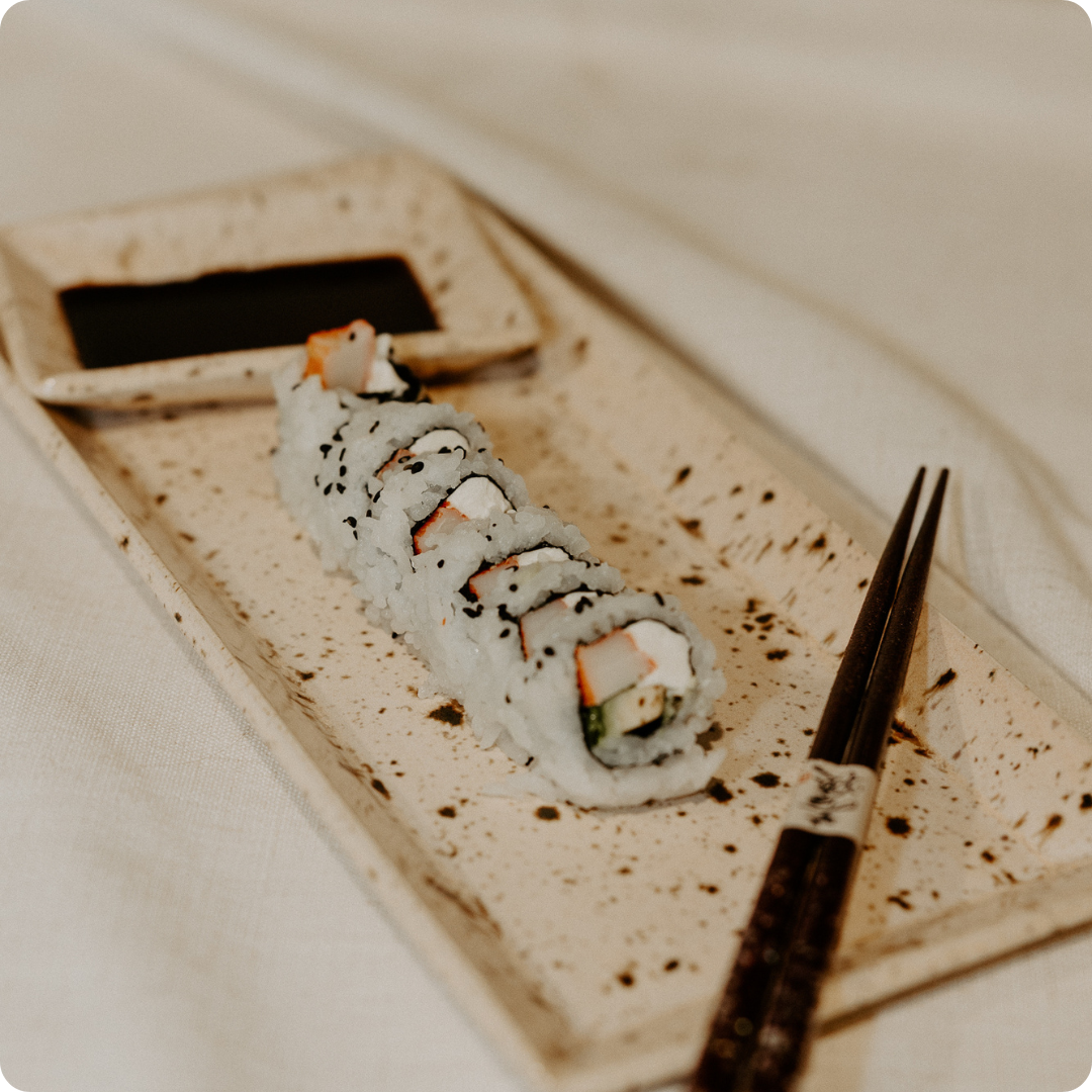 Handbuilding Pottery - Garlic Grater Tray Oil Bottle OR Sushi Serving Set | 05/17