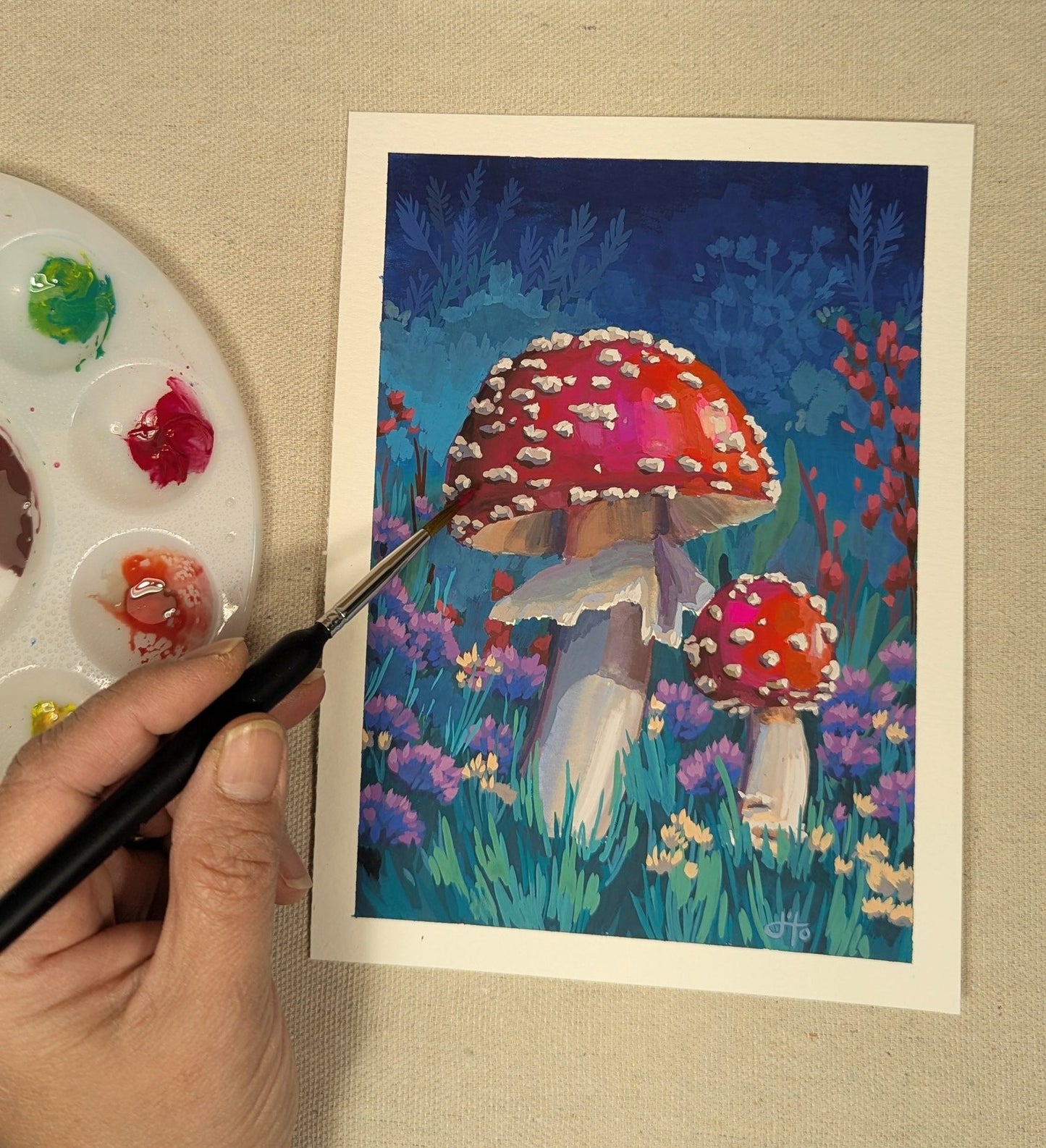 Painting Magical Mushrooms with Mozy Studios | 10/19