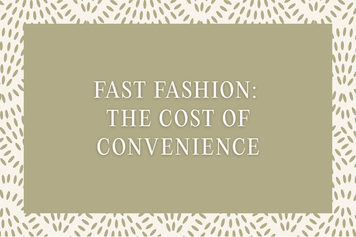 Fast Fashion: The Cost of Convenience