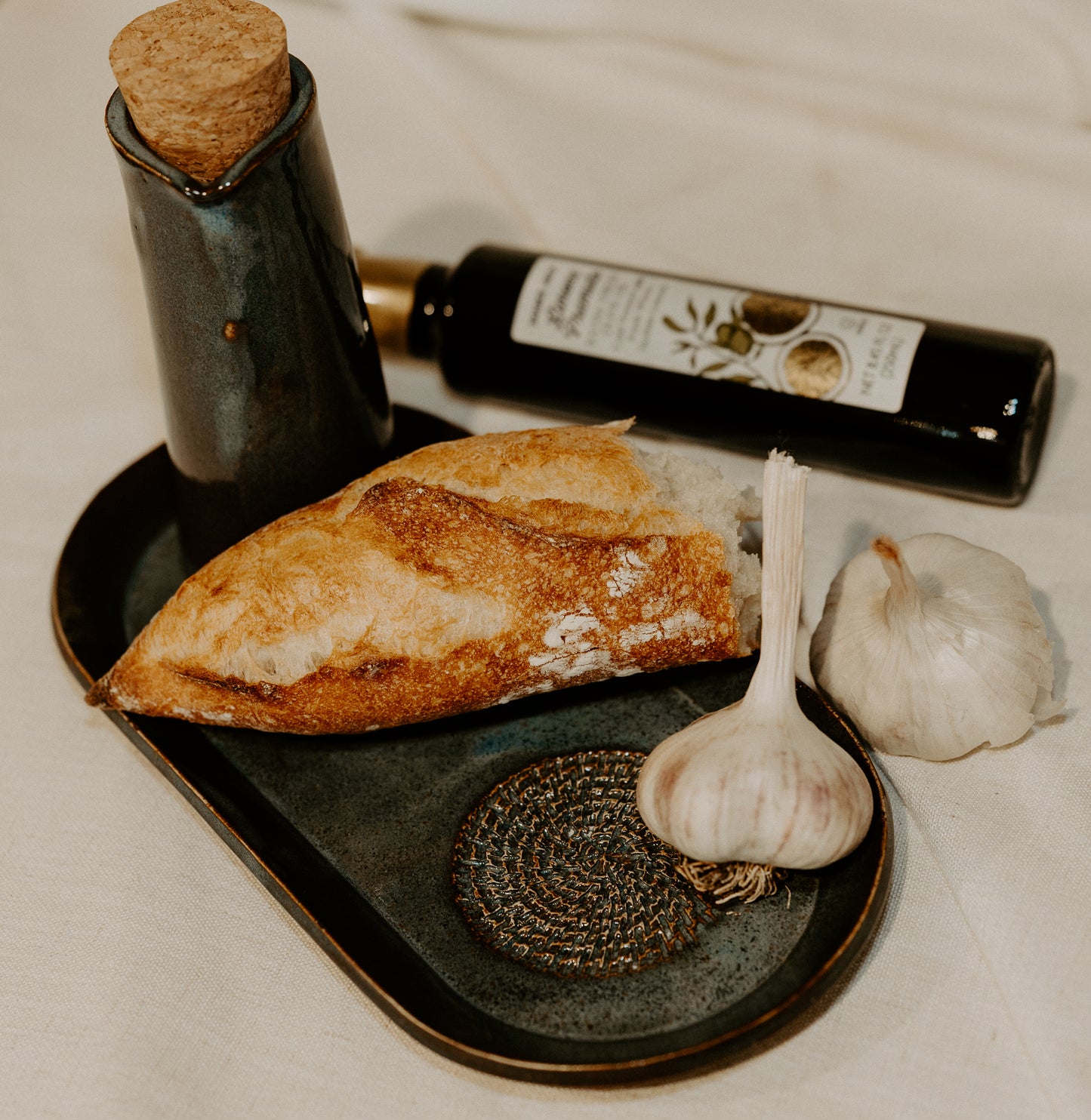 Handbuilding Pottery - Garlic Grater Tray Oil Bottle OR Sushi Serving Set | 10/05