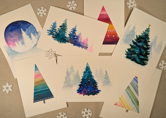 Handpainted Holiday Cards with Mozy Studios | 11/30