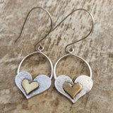 Intro to Metalsmithing: Mixed Metal Heart Earrings with Snowflower Studio | 02/04 | 6-8PM