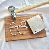 Intro to Metalwork: Geometric Silver Earrings with Snowflower Studios | 08/19 | 5:30PM