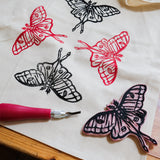 Block Printing on Textiles with Evi Studio Art | 08/15 | 11AM