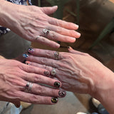 Intro to Metalwork: Hammered Silver Stacking Rings with Snowflower Studio | 12/10 | 5:30-8PMPM