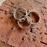 Intro to Metalwork: Hammered Silver Stacking Rings with Snowflower Studio | 12/10 | 5:30-8PMPM