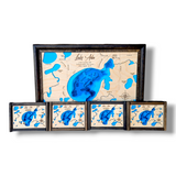 Shadowpine Custom Order | Custom Lake Bathymetry Map | Various Sizes
